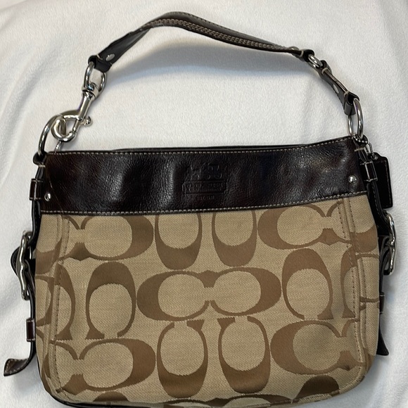 Coach F12657 "Zoe"- Women's Signature Hobo Bag - Picture 1 of 10